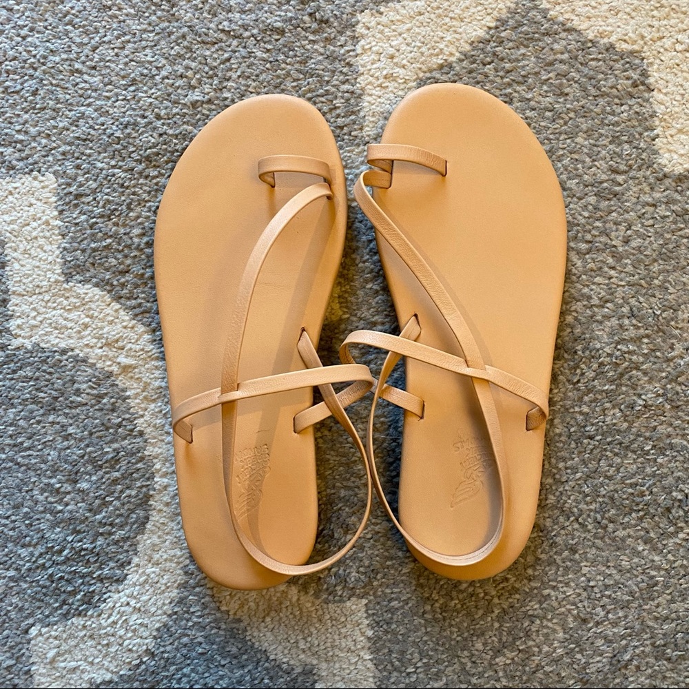 Ancient Greek Sandals Euterpe in Natural EU 38/US 8